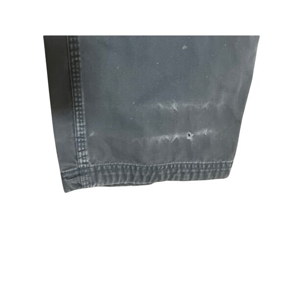Duluth Trading Co Men's 38 x 30 Gray Thrashed 100% Cotton Carpenter Work Pants - Picture 4 of 9